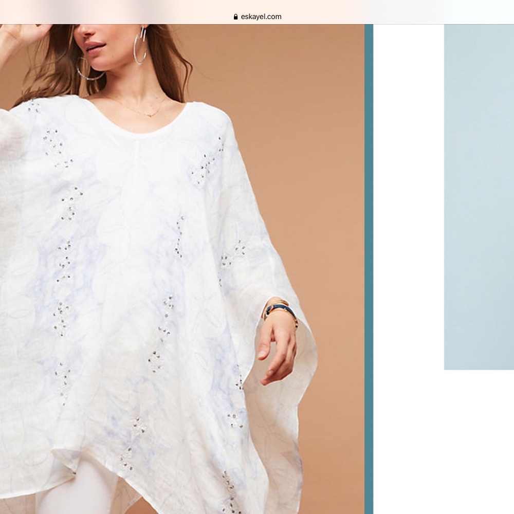 Anthropologie lightweight coverup by ESKAYEL